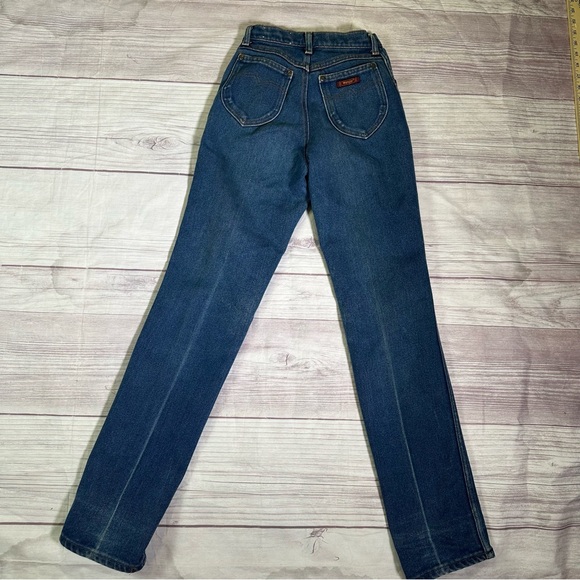 Women’s Vintage 80s Wrangler Straight Leg Denim Jenas Juniors‎ 5 - Picture 1 of 9